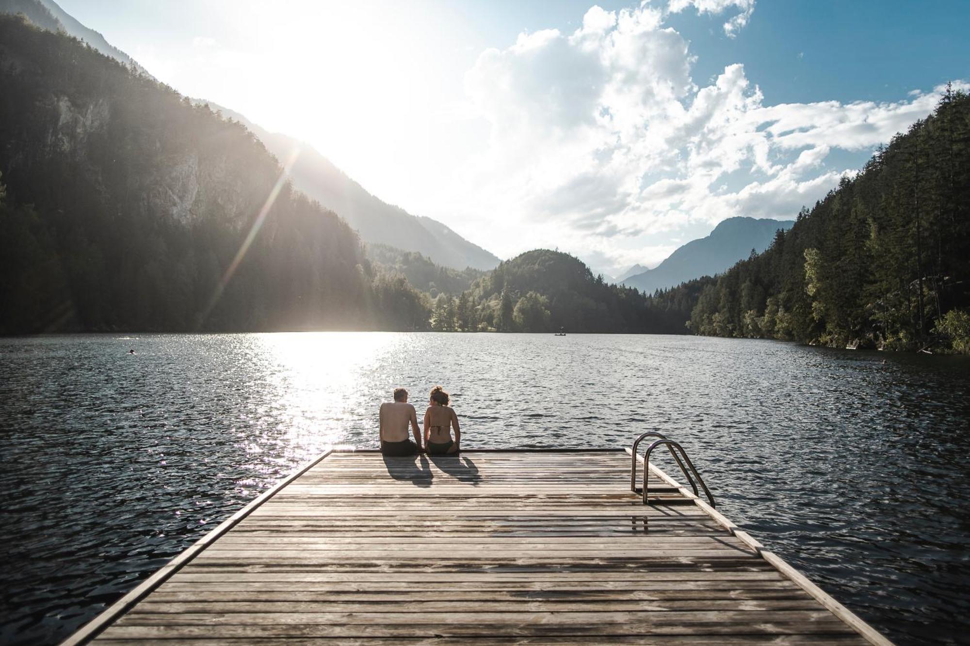 Ferienhaus Oetztal-Lodge ザウテンス エクステリア 写真